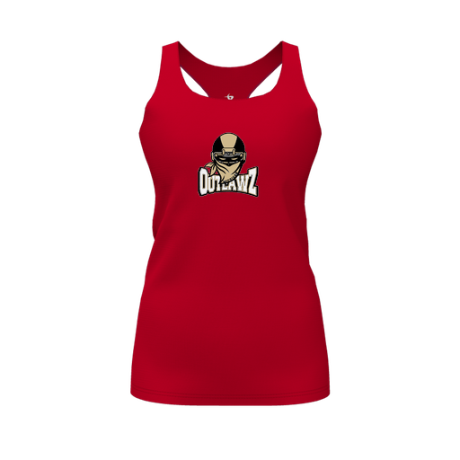 [FT0TRBRD-FYS-LOGO2] Decker Racerback Tank Top (Female Youth S, Red, Logo 2)