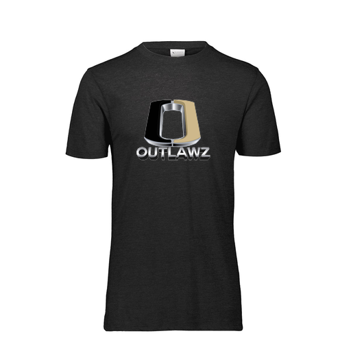 [FTSCUBBK-YS-LOGO1] Decker Youth Tri-Blend T-Shirt - Short Sleeve (Youth S, Black, Logo 1)