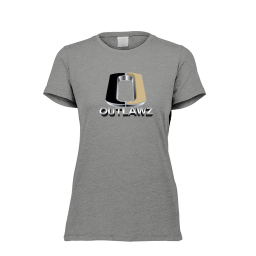 [FTSCUBGY-FAXS-LOGO1] Decker Women's Tri-Blend T-Shirt - Short Sleeve (Female Adult XS, Gray, Logo 1)