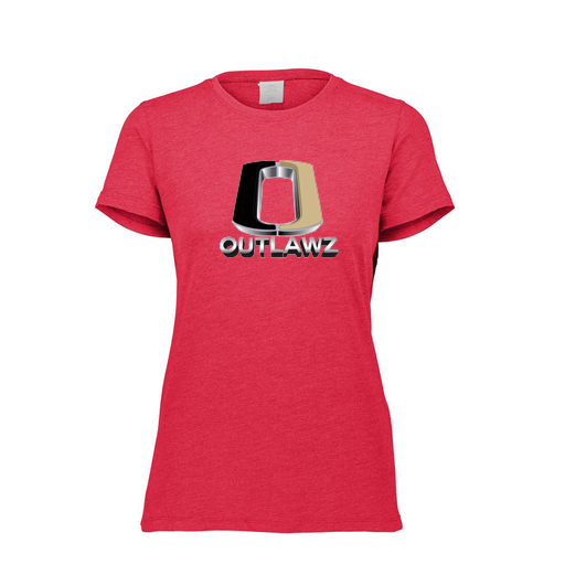 [FTSCUBRD-FAXS-LOGO1] Decker Women's Tri-Blend T-Shirt - Short Sleeve (Female Adult XS, Red, Logo 1)