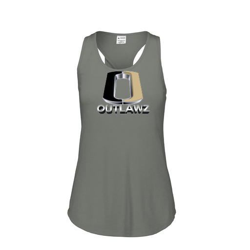 [3078.013.S-LOGO1] Ladies Tri Blend Tank Top (Female Adult S, Gray, Logo 1)