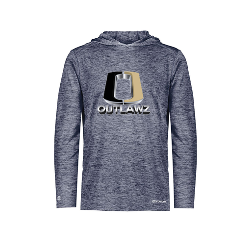 [FOLHCGNV-AS-LOGO1] Men's Charge Hoodie (Adult S, Navy, Logo 1)