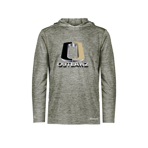 [FOLHCGGY-AS-LOGO1] Men's Charge Hoodie (Adult S, Gray, Logo 1)