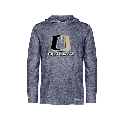 [FOLHCGNV-YS-LOGO1] Decker Youth Charge Hoodie (Youth S, Navy, Logo 1)