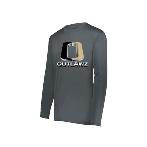 [222822.059.XS-LOGO1] Men's LS Smooth Sport Shirt (Adult XS, Gray, Logo 1)