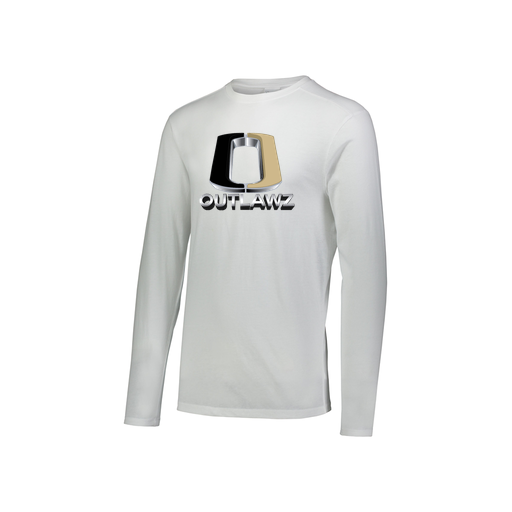 [FTLCUBWH-YS-LOGO1] Youth LS Ultra-blend T-Shirt (Youth S, White, Logo 1)