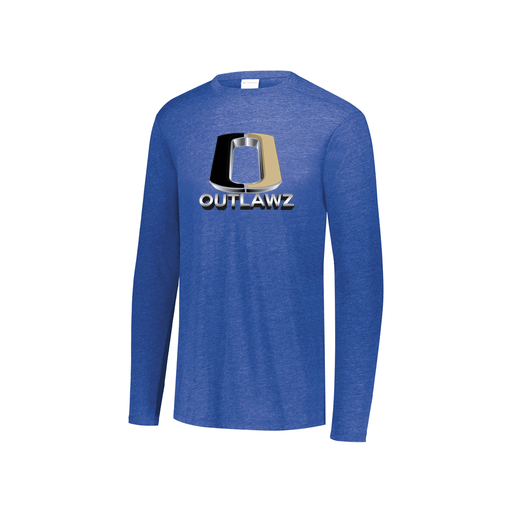 [3076.U55.S-LOGO1] Youth LS Ultra-blend T-Shirt (Youth S, Royal, Logo 1)