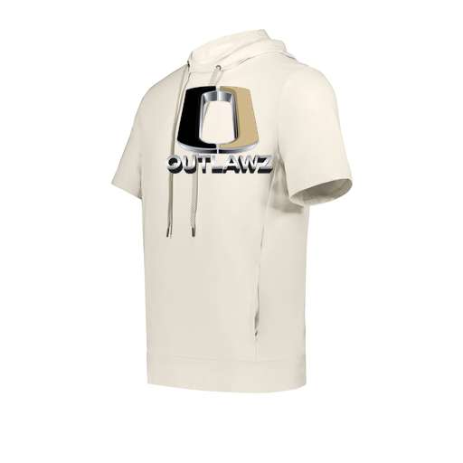 [222605-WHT-YS-LOGO1] YOUTH VENTURA SOFT KNIT SHORT SLEEVE HOODIE (Youth S, White, Logo 1)