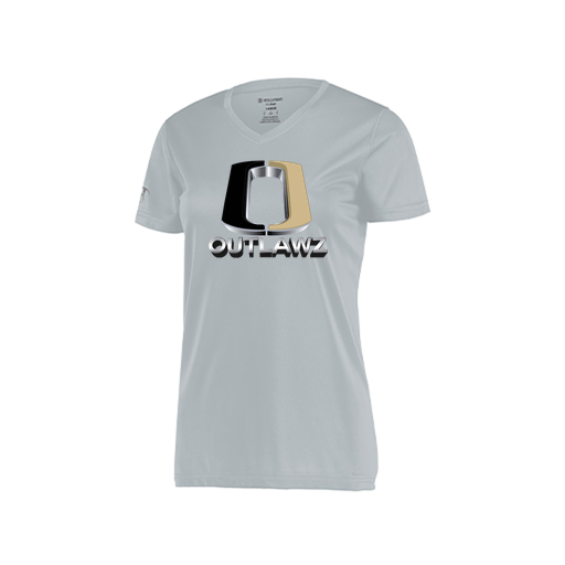 [222820.099.S-LOGO1] Ladies Movement Dri Fit Shirt (Female Adult S, Silver, Logo 1)