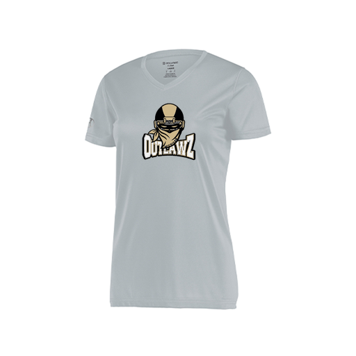 [222820.099.S-LOGO2] Ladies Movement Dri Fit Shirt (Female Adult S, Silver, Logo 2)