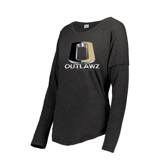 [FTLCUBBK-FAXS-LOGO1] Ladies LS Ultra-blend T-Shirt (Female Adult XS, Black, Logo 1)